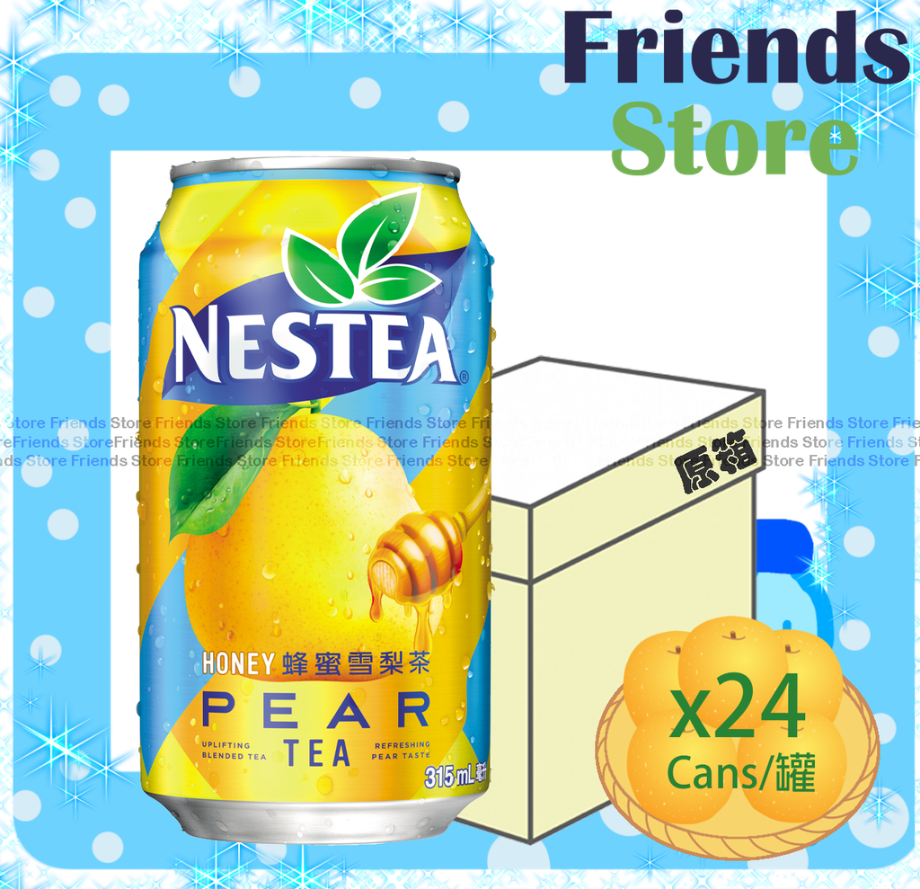 雀巢|(原箱) 罐裝 蜂蜜雪梨茶(315毫升 x24)|飲品|Friends Store 一站式食品生活用品網店